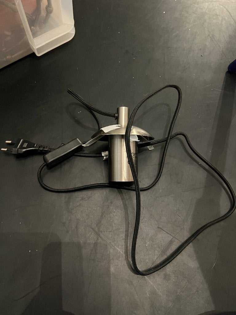Nieuwe chroom light & living pendel grote fitting hanglamp, Nieuw, Zilver, Modern, Metaal