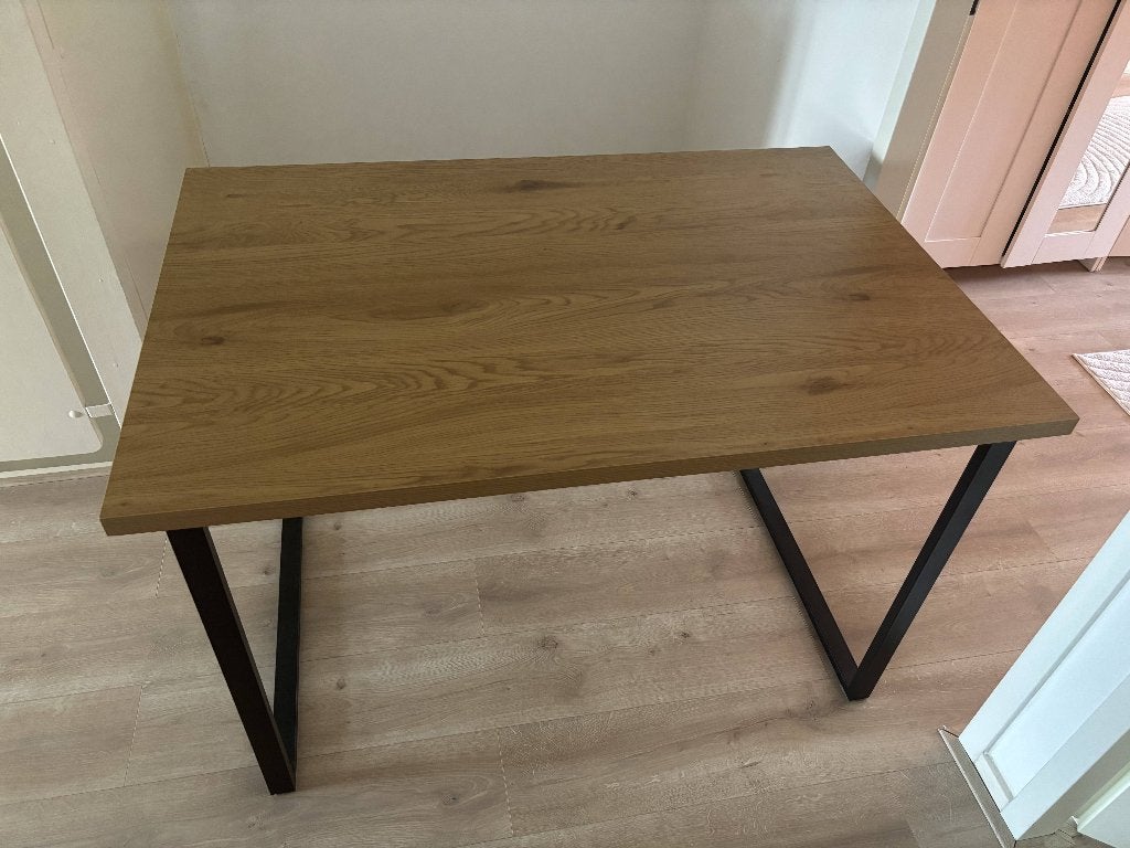 Jysk AABENRAA eettafel 120x80cm z.g.a.n., Huis en Inrichting, Tafels | Eettafels, Ophalen, 100 tot 150 cm, 50 tot 100 cm, Zo goed als nieuw