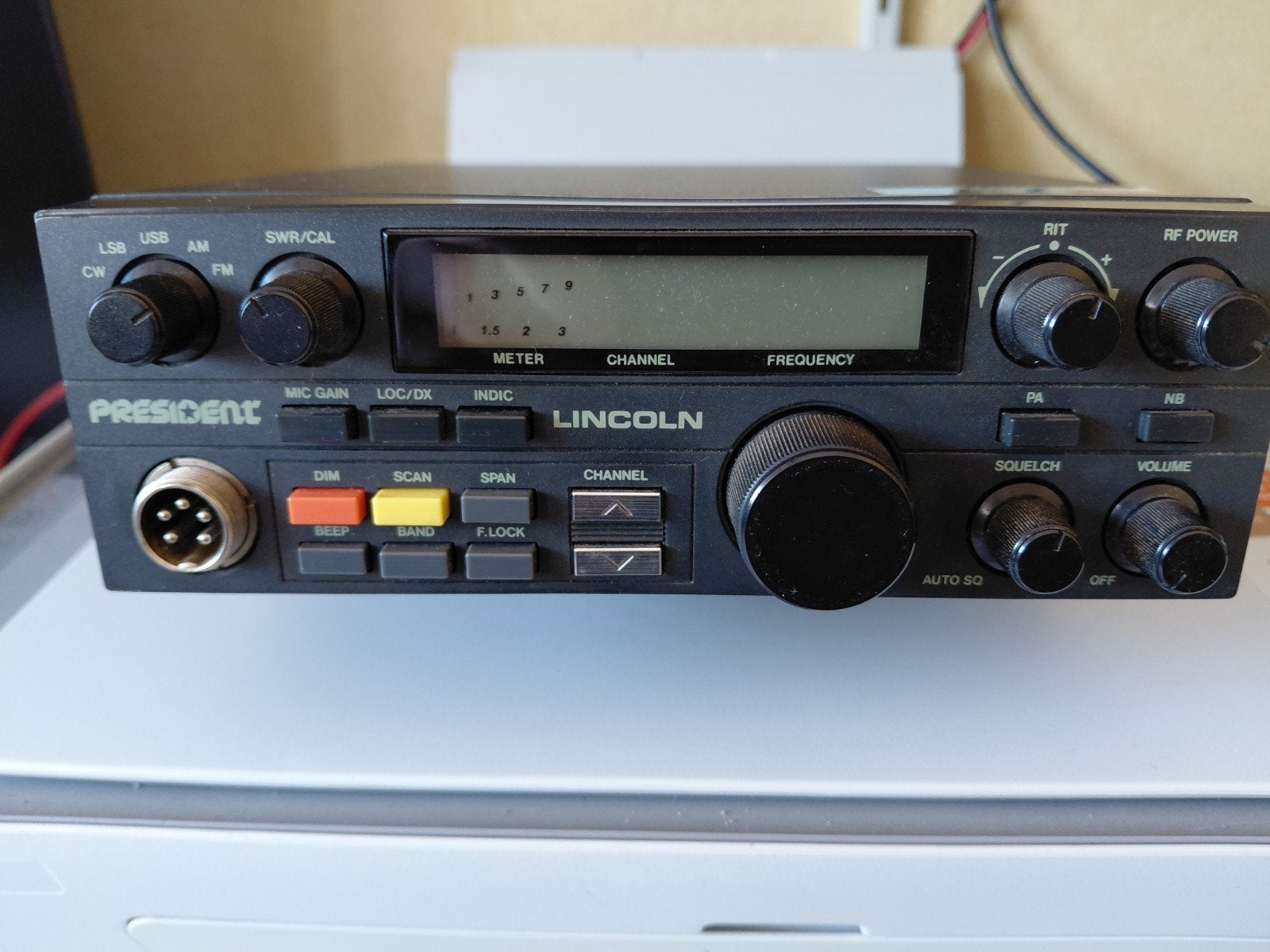 President Lincoln 1 transceiver in topstaat!, Telecommunicatie, Ophalen, Zo goed als nieuw, Zender en Ontvanger