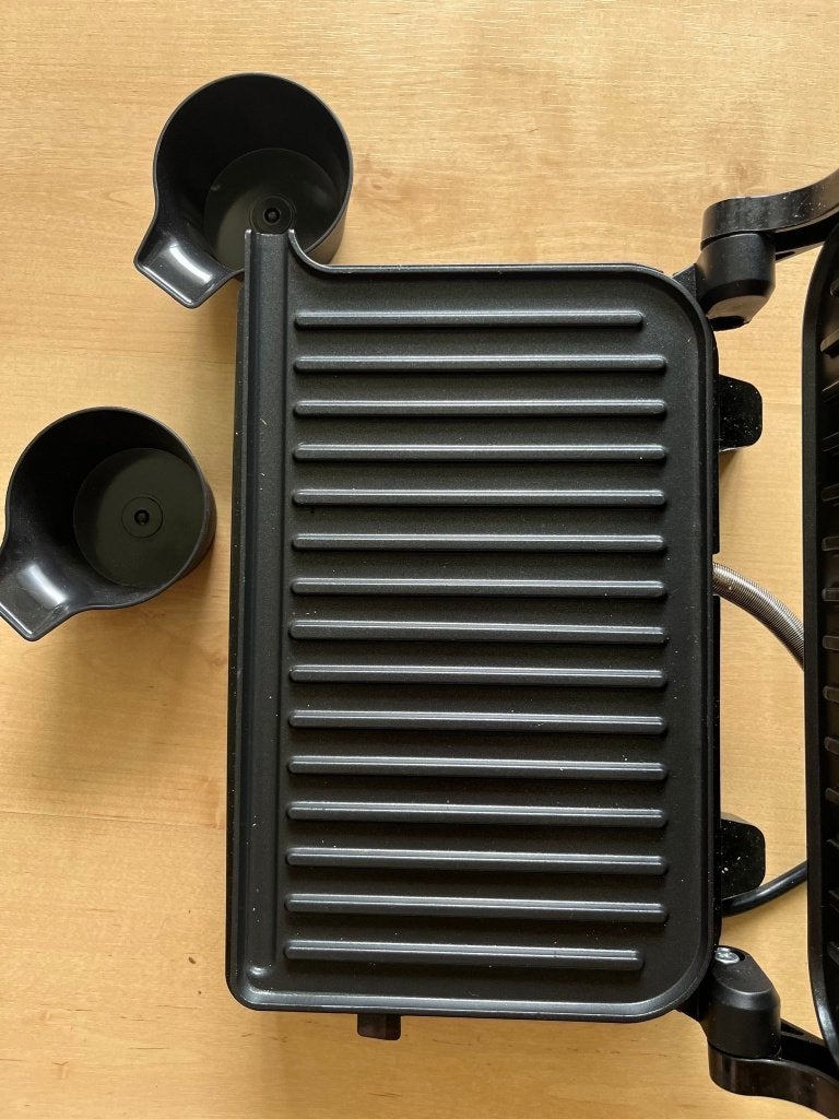 Contactgrill / Tosti-ijzer met uitneembare platen, Ophalen of Verzenden, Uitneembare platen, Zo goed als nieuw
