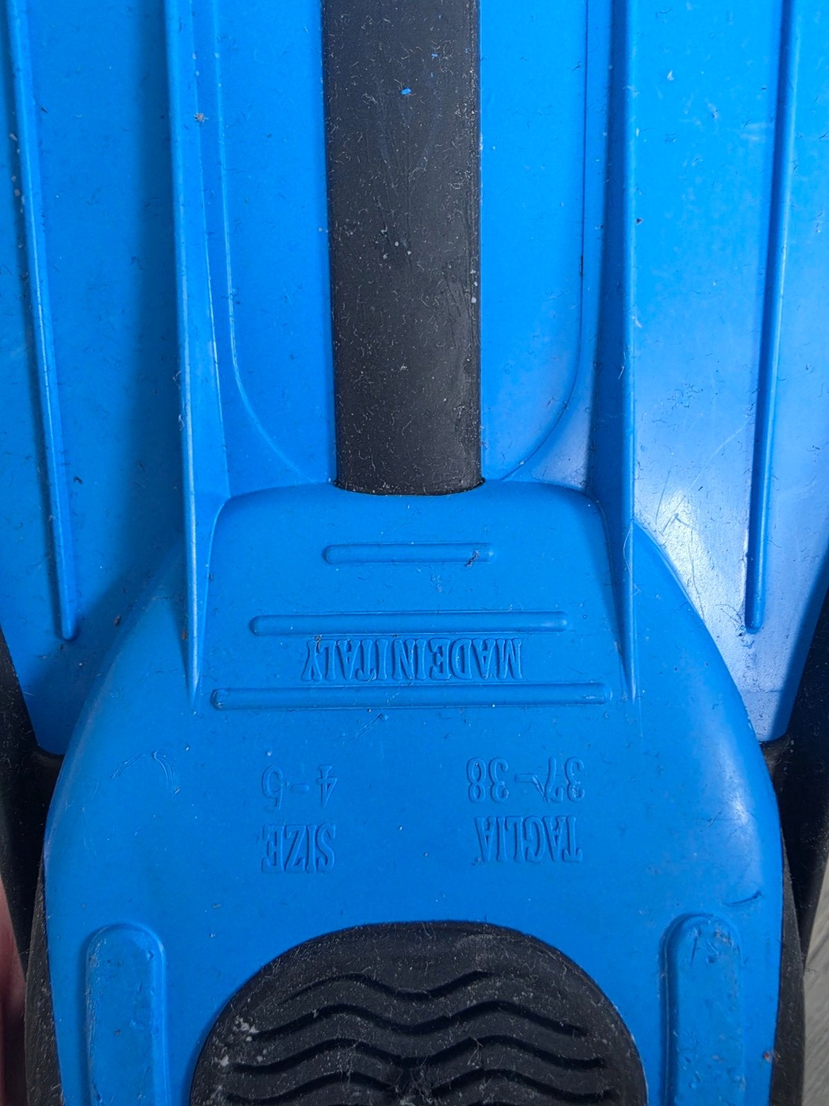 Blauwe zwemvliezen, maat 37-38, Made in Italy, Ophalen of Verzenden