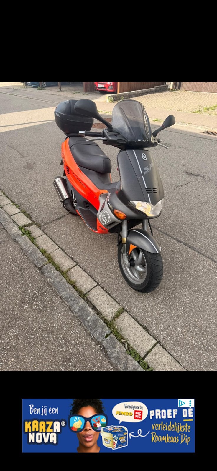Gilera runner 125cc SP DD fluo rosso, Fietsen en Brommers, Scooters | Piaggio, Ophalen of Verzenden, Zo goed als nieuw, Benzine