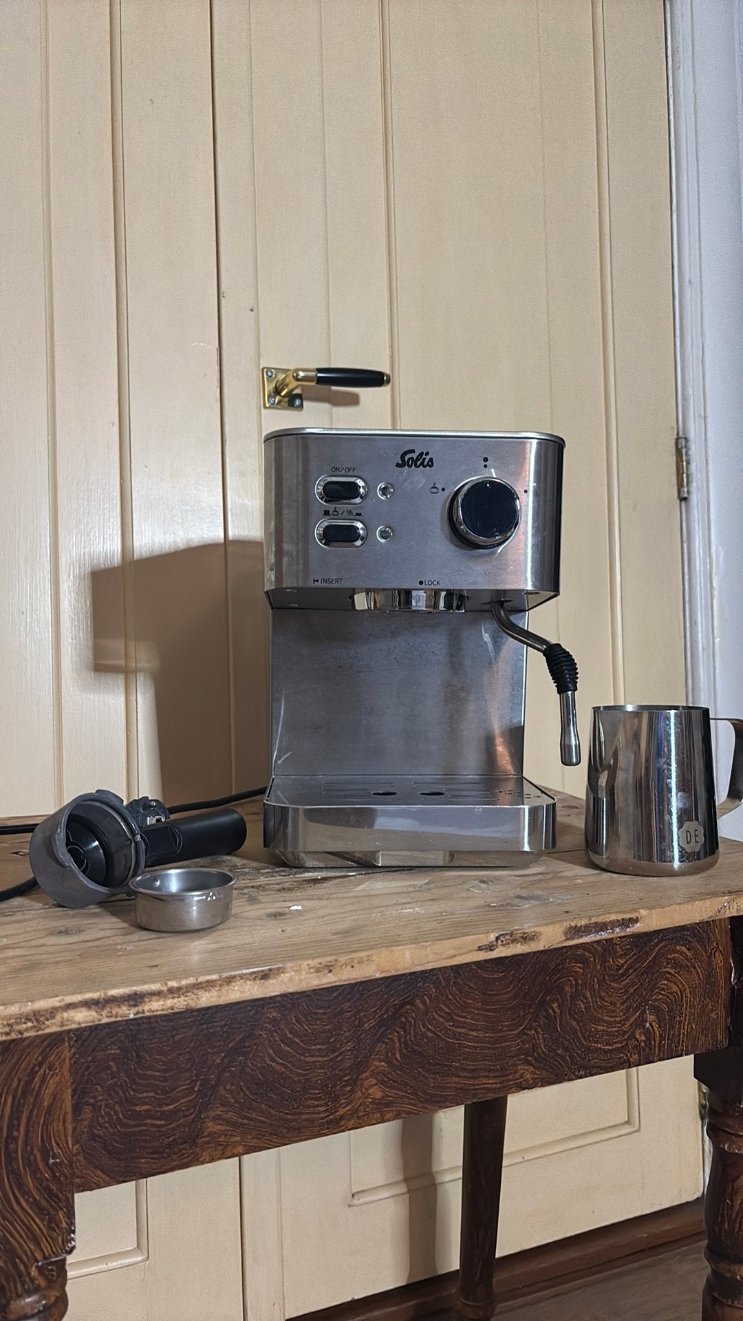 Solis espressomachine, Ophalen of Verzenden, Gebruikt, Espresso apparaat