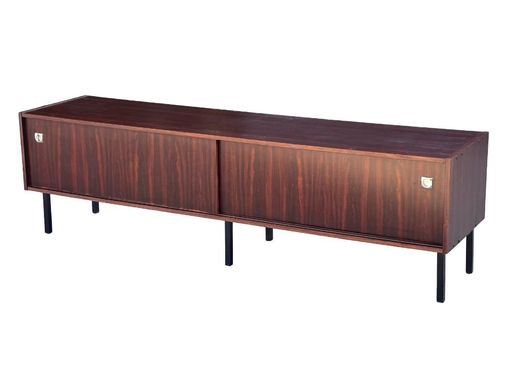 Vintage Dressoir Tv Meubel Jaren 60 Design Rosewood Fineer, Huis en Inrichting, Gebruikt, Met deur(en), Vintage, 150 tot 200 cm