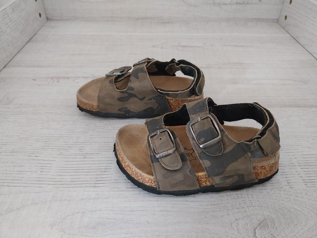 Bobbi Shoes stoere army sandalen maat 23, Gebruikt, Bobbi Shoes, Schoenen, Ophalen of Verzenden