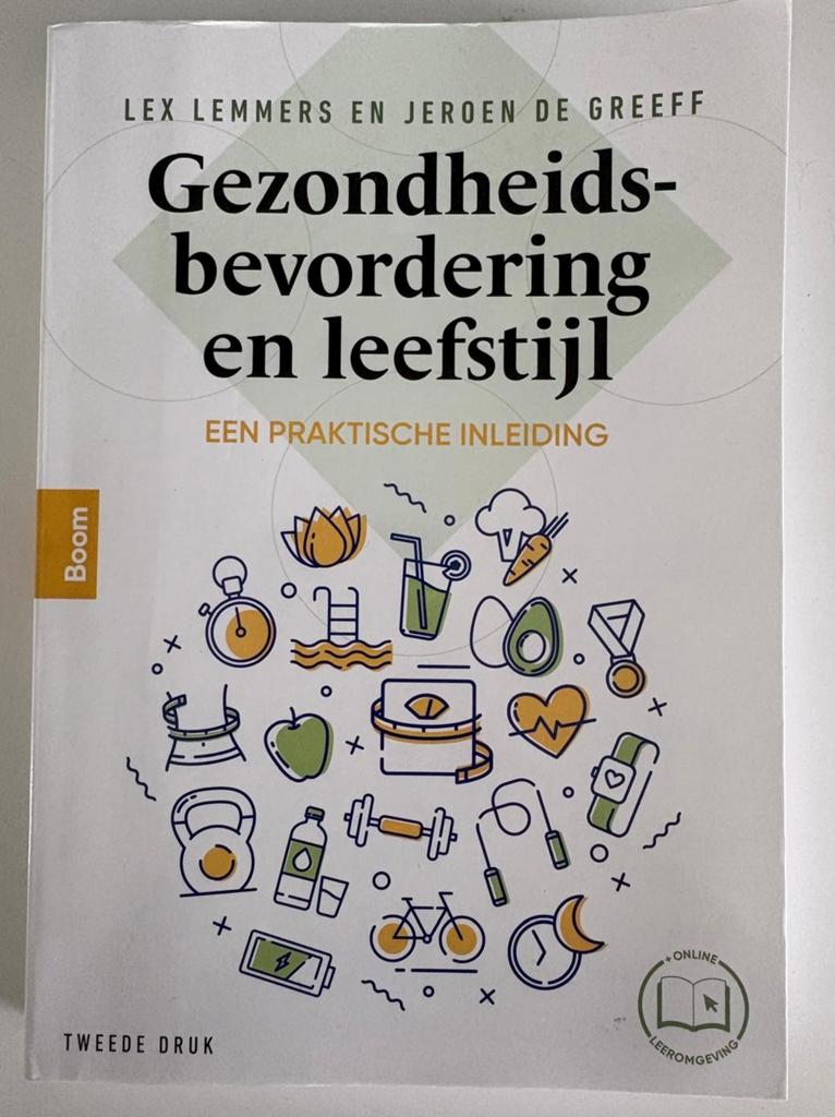 Lex Lemmers - Gezondheidsbevordering en leefstijl, Boeken, Ophalen, Lex Lemmers; Jeroen de Greeff, Zo goed als nieuw, Nederlands