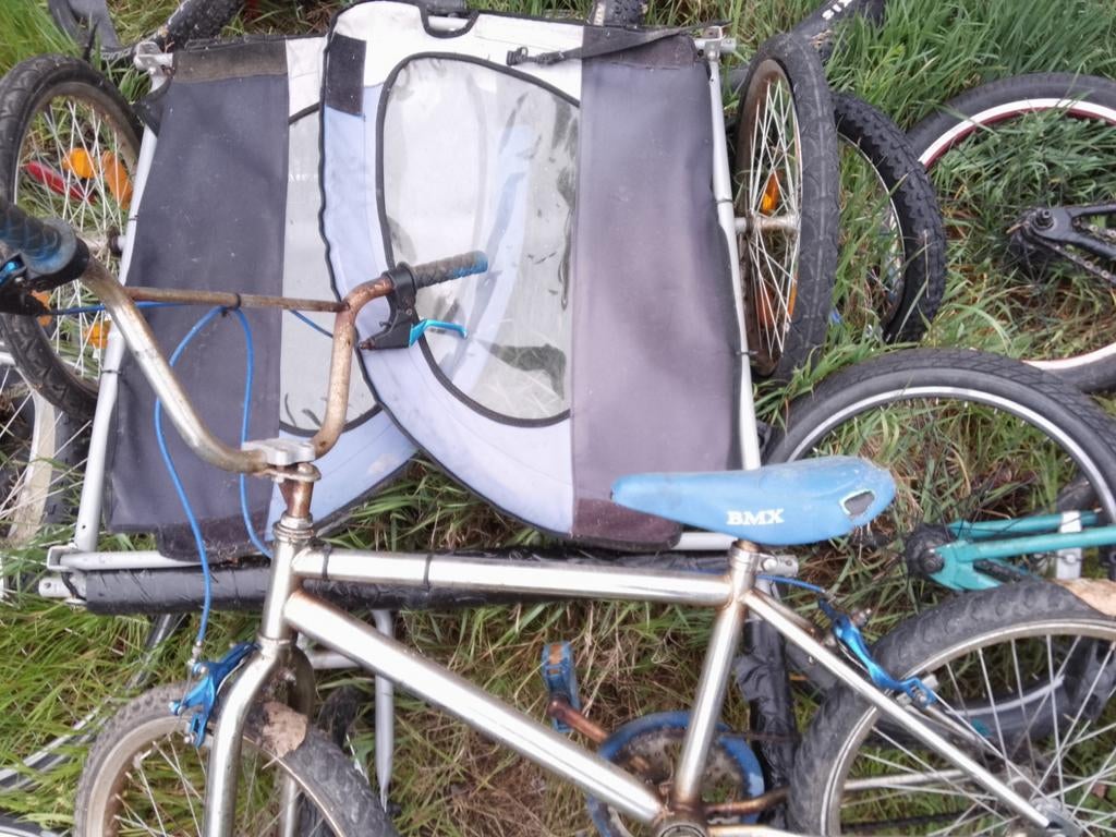 Fiets aanhanger groot. 15€, 59 cm of meer, Ophalen of Verzenden