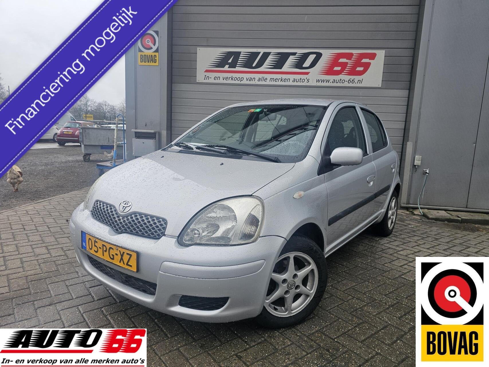 Toyota Yaris 1.3 VVT-i Sol 100% onderhouden, Voorwielaandrijving, 1299 cc, Stof, Gebruikt