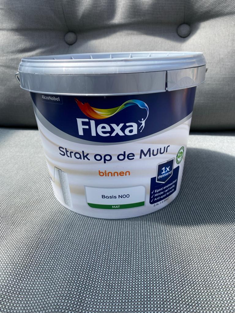 Flexa Strak op de Muur Binnen Muurverf Mat 2.5L, Ophalen, Overige kleuren, Nieuw, Verf