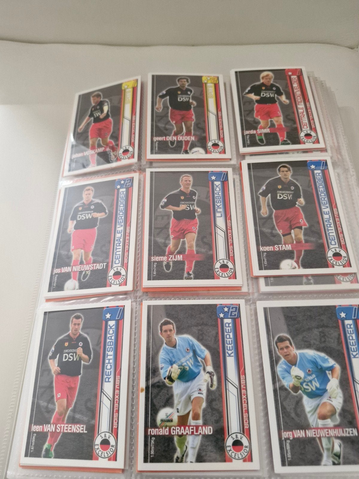 All Stars Trading Cards 2007-2008 Excelsior, Ophalen of Verzenden, Zo goed als nieuw, Overige binnenlandse clubs, Poster, Plaatje of Sticker