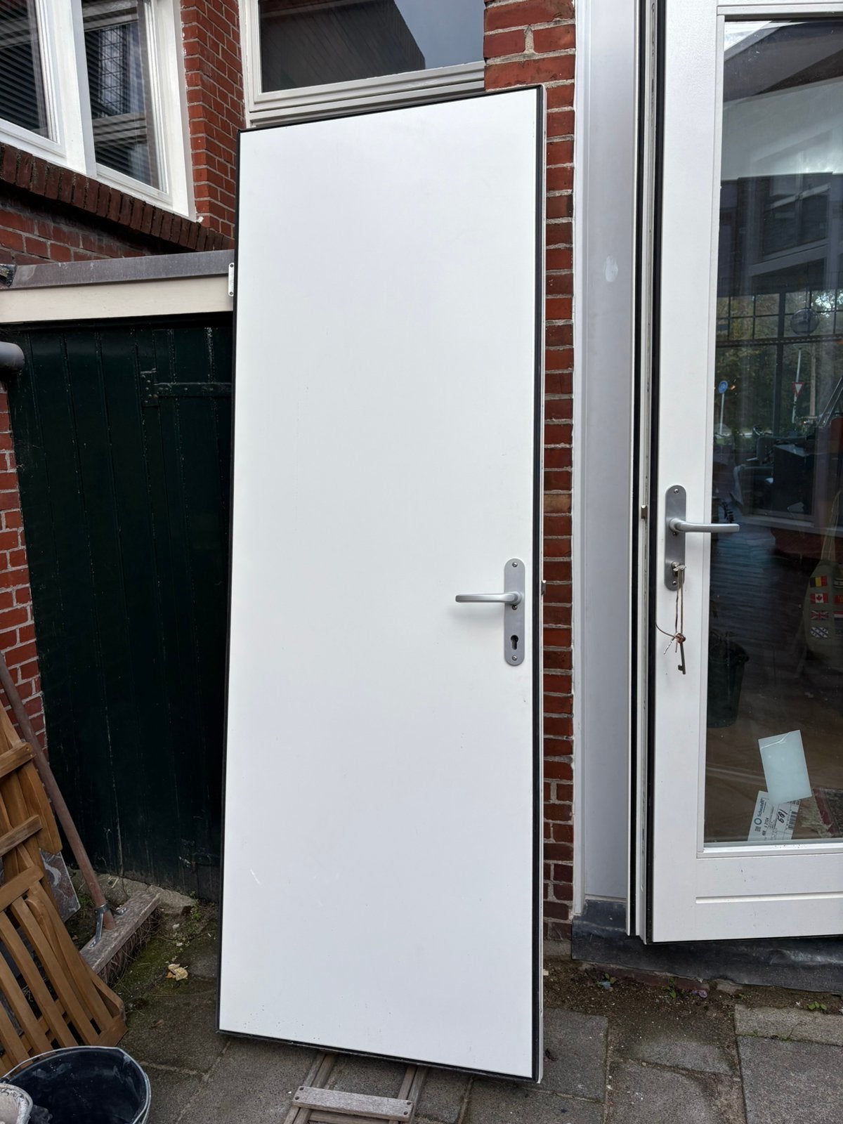 Nieuwe houten buitendeur H2231/B781/D50mm, Doe-het-zelf en Verbouw, Ophalen, Minder dan 80 cm, Nieuw, Buitendeur
