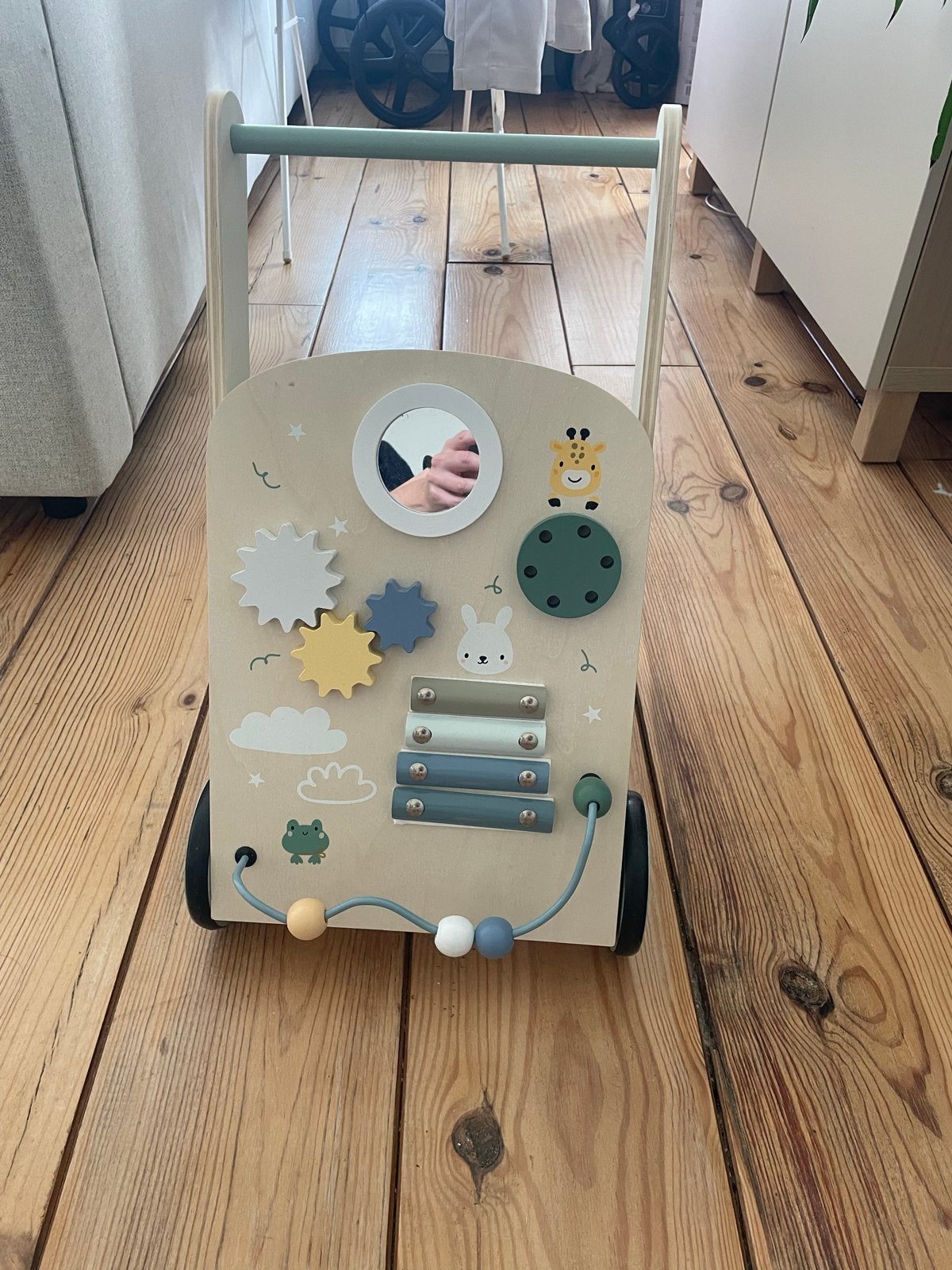 Houten babywalker - Zo goed als nieuw, Kinderen en Baby's, Ophalen, Zo goed als nieuw, Overige typen, Met wieltjes
