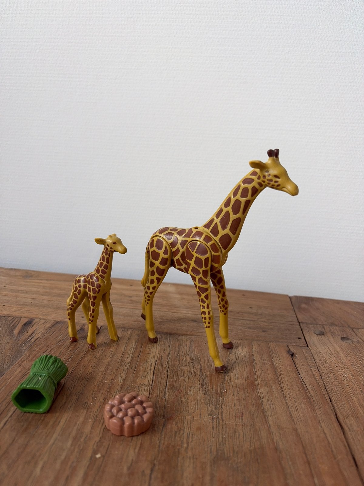 Compleet Playmobil Giraffen Familie met Voer, Ophalen of Verzenden, Zo goed als nieuw