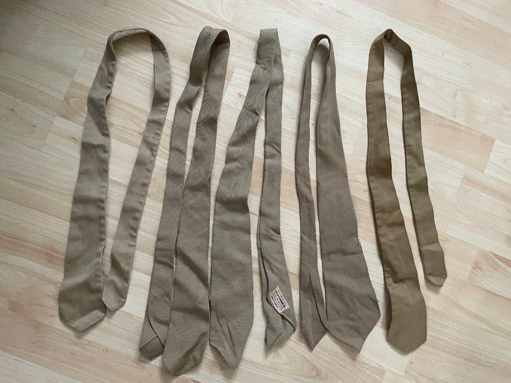 WW2 US kleding, army, meerdere khaki stropdassen, Ophalen of Verzenden, Landmacht, Amerika, Kleding of Schoenen