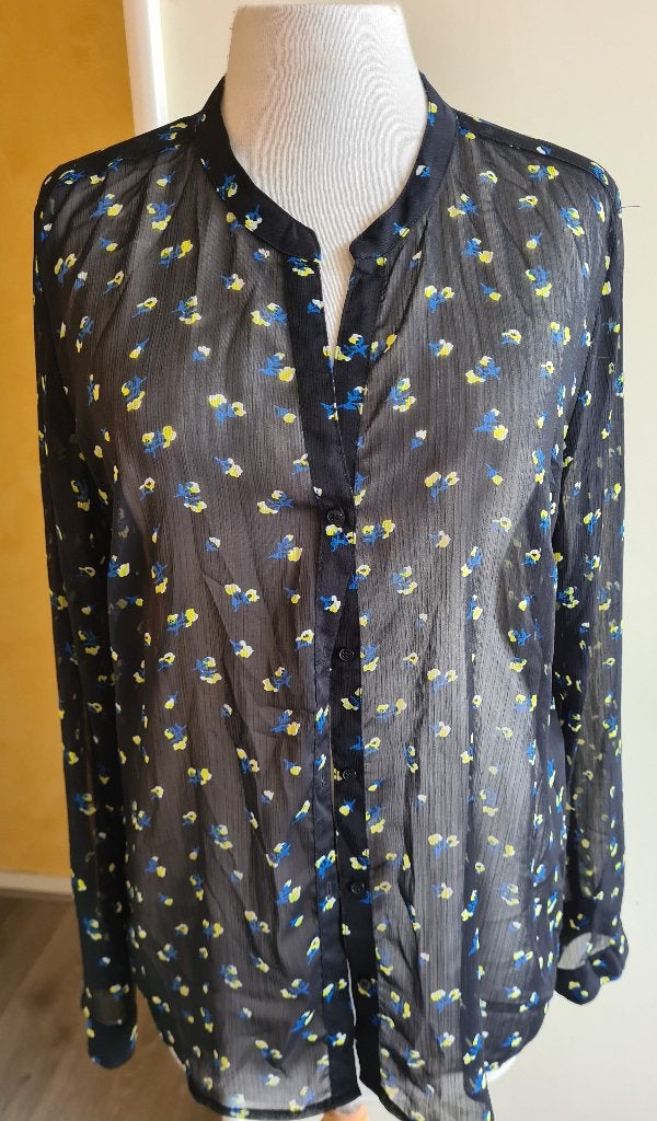 zgan voile blouse van Yezz maat L, Kleding | Dames, Maat 38/40 (M), Zwart, Yezz, Ophalen of Verzenden