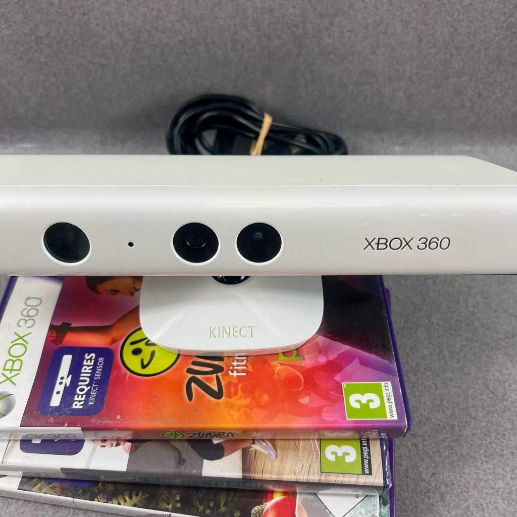 Microsoft Xbox 360 Kinect met 3 games | 416036, Spelcomputers en Games, Games | Xbox 360, Online, Gebruikt, Ophalen of Verzenden