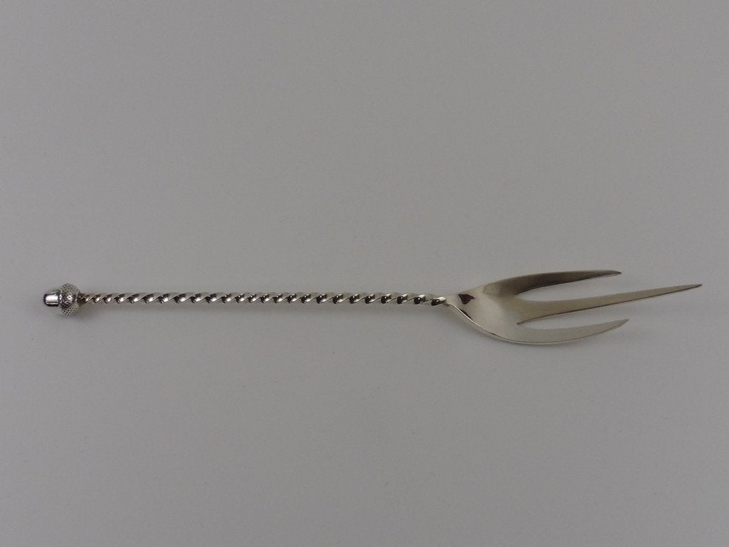 Zilveren cakevork                                        Z78, Antiek en Kunst, Ophalen of Verzenden, Zilver