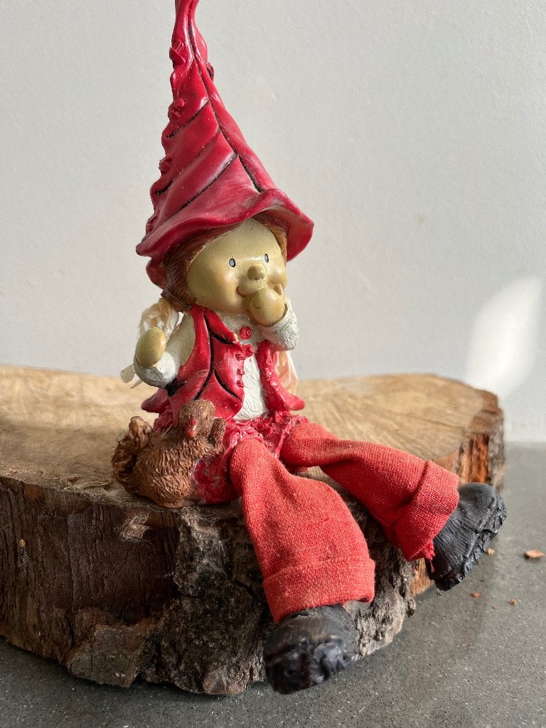 Schattig kaboutertje (20 cm) seizoenstafel), Ophalen of Verzenden, Zo goed als nieuw, Dier