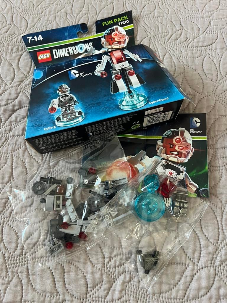 Lego dimensions 71210 Cyborg met doos, Avontuur en Actie, 2 spelers, Ophalen of Verzenden, Zo goed als nieuw