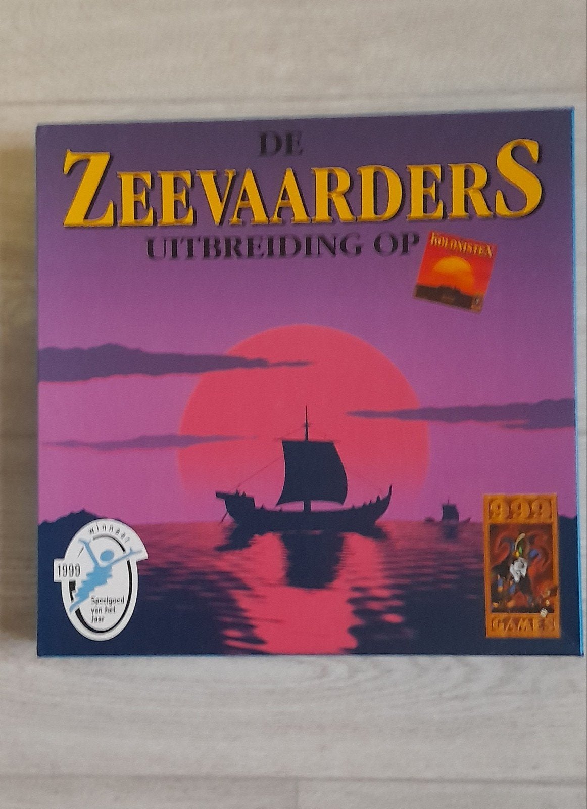 De Kolonisten van Catan uitbreiding De Zeevaarders (hout)., Hobby en Vrije tijd, Gezelschapsspellen | Bordspellen, Zo goed als nieuw