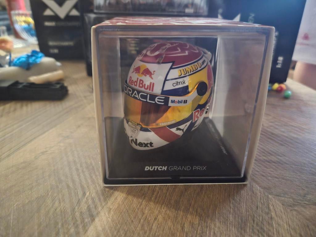 Max Verstappen helm 1:4 Dutch GP 2022, Ophalen, Zo goed als nieuw