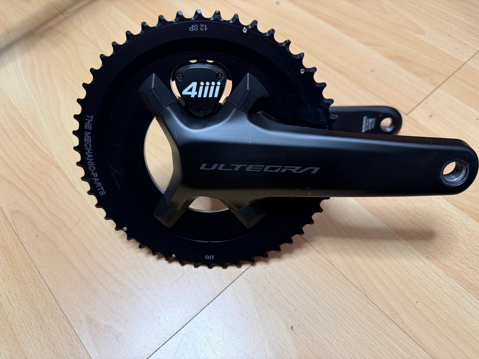 Ultegra R8100 crank met dubbelzijdige 4iiii powermeter., Fietsen en Brommers, Fietsonderdelen, Ophalen of Verzenden, Zo goed als nieuw