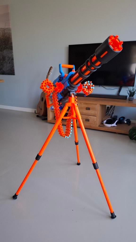 X-Shot Insanity Mad Mega Barrel Blaster met statief NERF, Kinderen en Baby's, Speelgoed | Buiten | Actiespeelgoed, Ophalen, Zo goed als nieuw