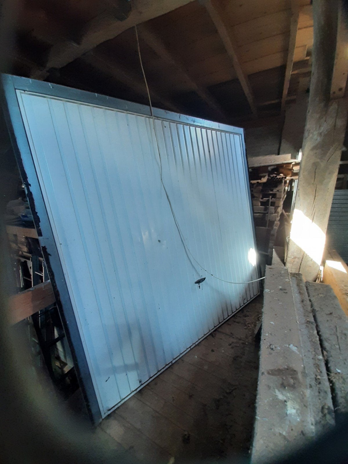 Novoferm kanteldeur   garagedeur, Ophalen, Garagedeur, Zo goed als nieuw, Metaal