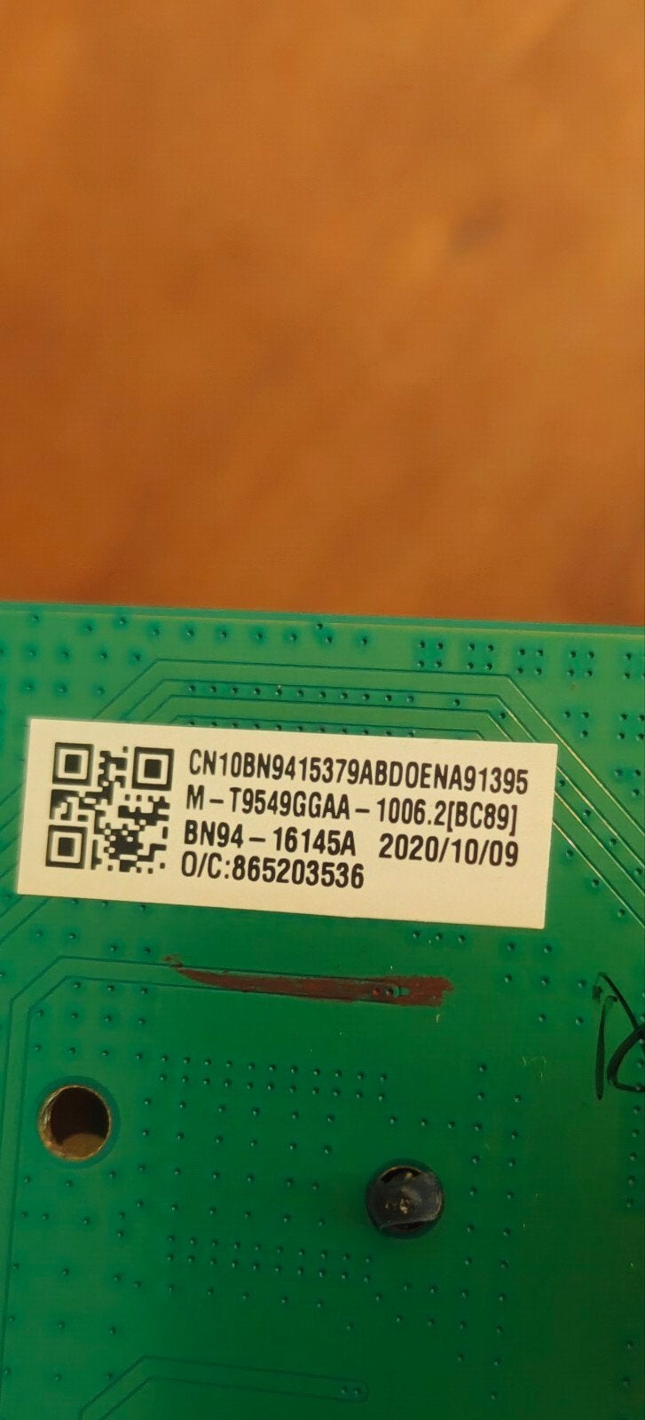 BN94-16145A Moederbord voor  SAMSUNG C49G95TSSU, Ophalen of Verzenden, Zo goed als nieuw