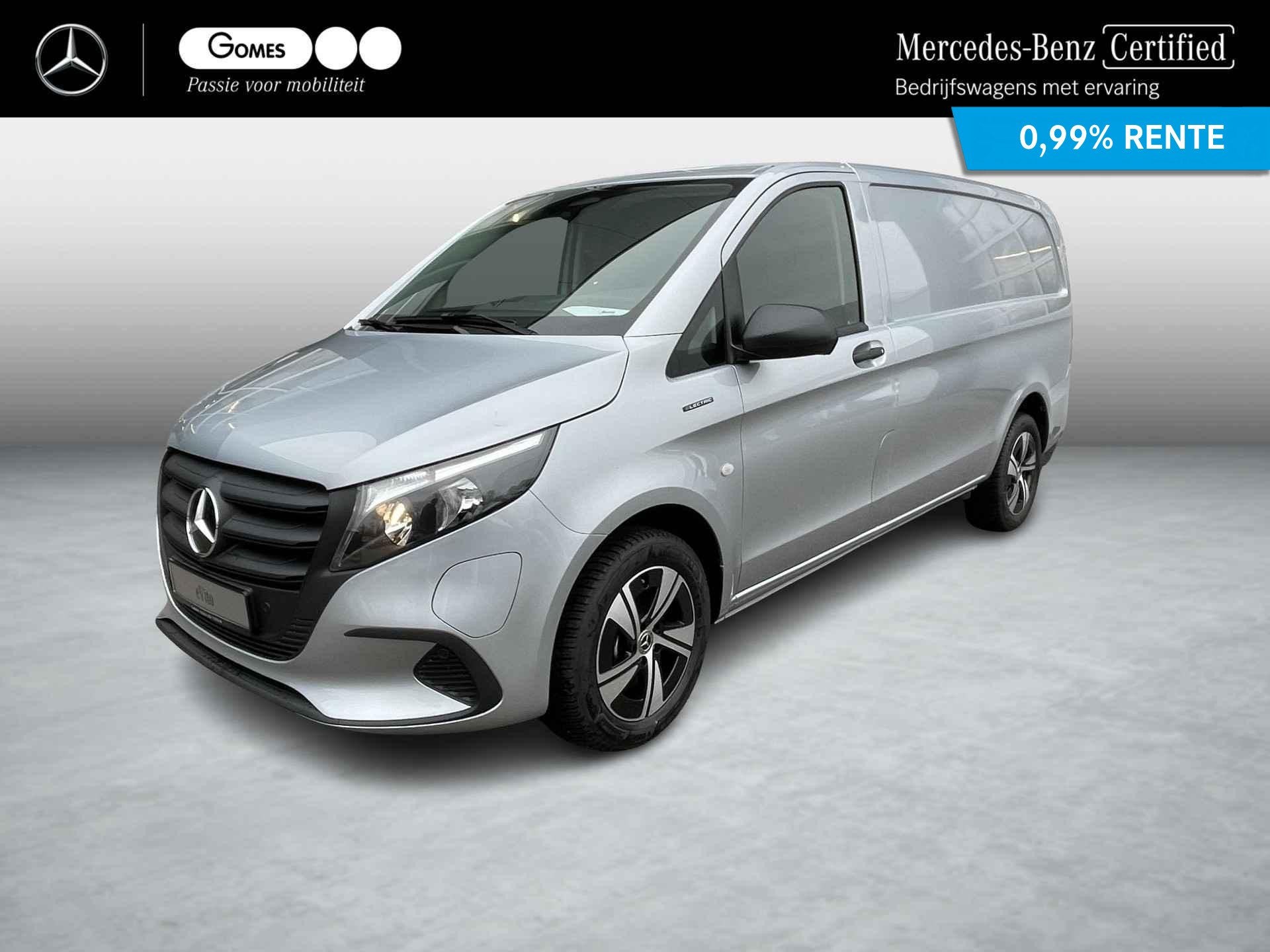 Mercedes-Benz eVito eVito 112 L2 60 kWh Mercedes-Benz eVito, Auto's, Bestelauto's, Stof, 116 pk, Mercedes-Benz, Zilver of Grijs
