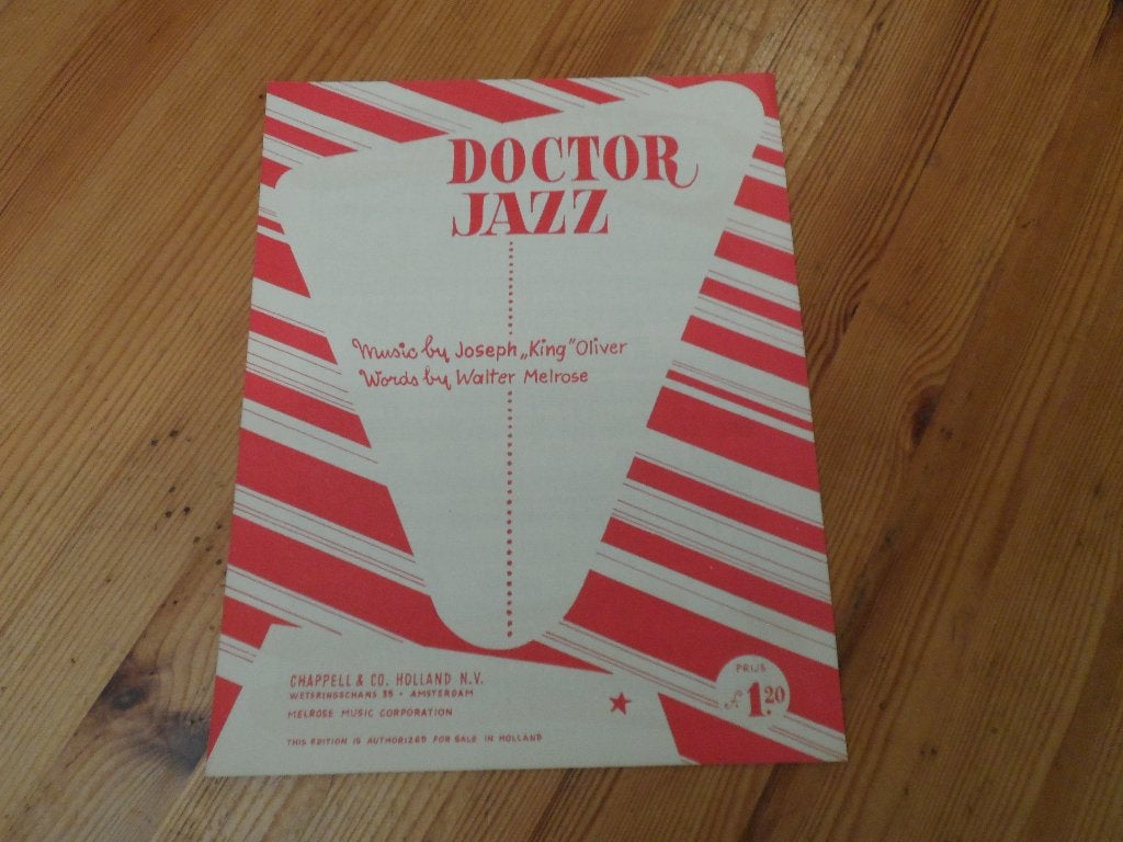 Doctor jazz - j. King oliver / w. Melrose - red hot peppers, Gitaar, Ophalen of Verzenden, Zo goed als nieuw, Artiest of Componist