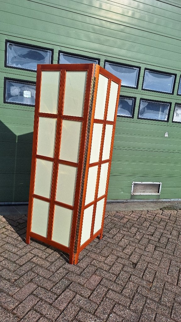 Kamerscherm kamerschermen hout 2 delig met opslagbox, Ophalen, Gebruikt, Industriepark 2a 9351PA Leek, H.O.Albert Ale Slotema