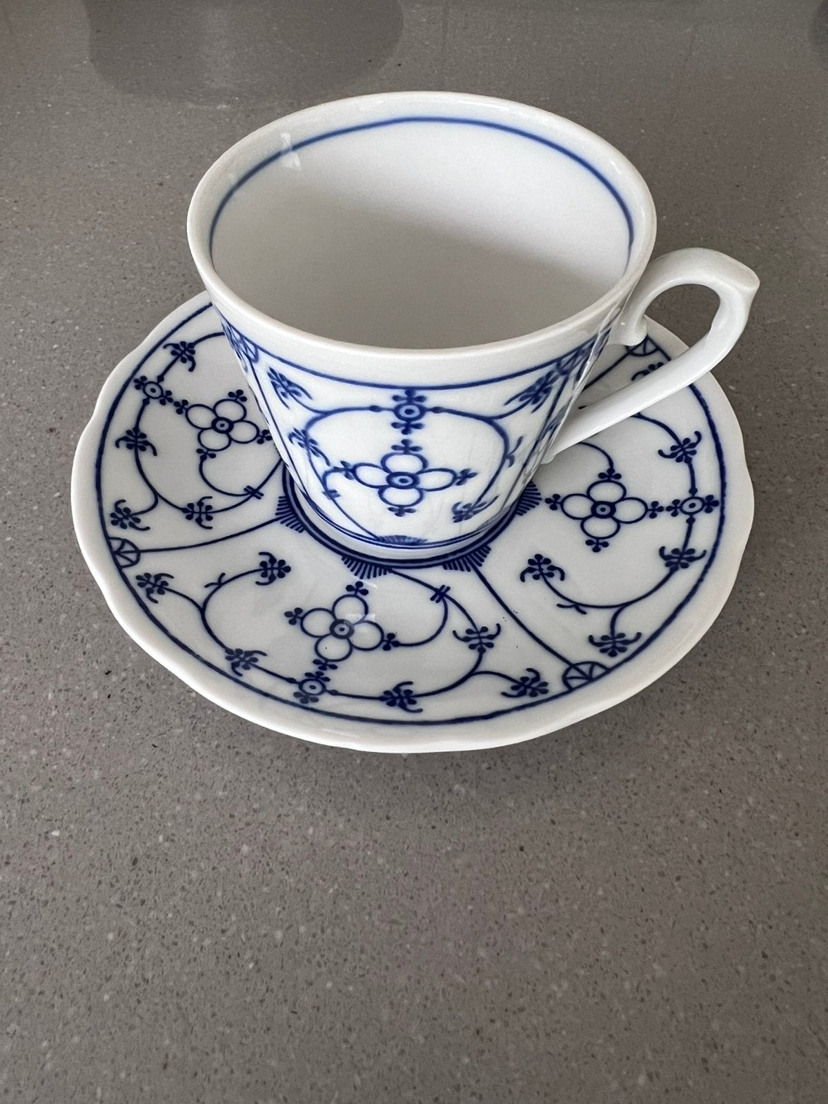 Blau saks kop en schotel Winterling, Huis en Inrichting, Keuken | Servies, Ophalen of Verzenden, Zo goed als nieuw, Overige stijlen