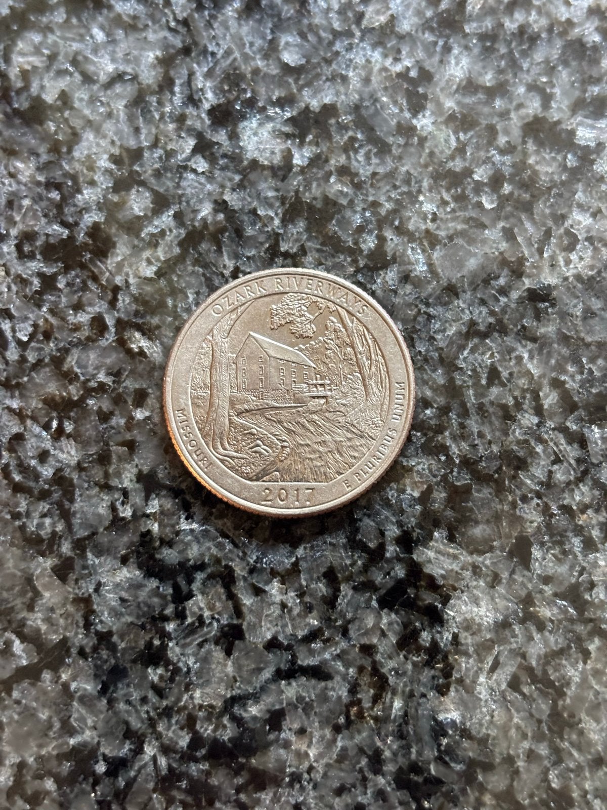 Amerikaanse Quarter Dollar - Ozark Riverways 2017, Verzenden, Noord-Amerika, Losse munt