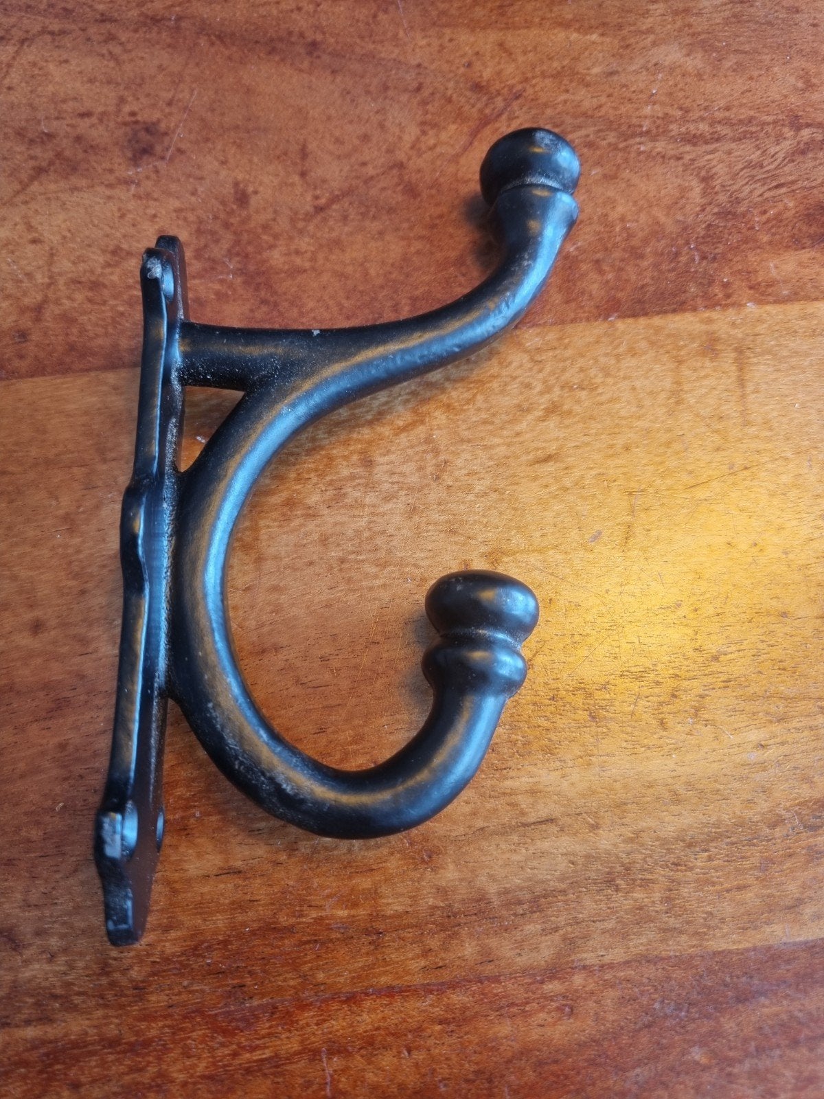 Robuuste ijzeren kapstokhaak - Vintage stijl, Gebruikt, Wandhaken, Ophalen of Verzenden, Minder dan 100 cm