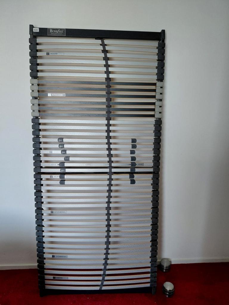 Bossflex Excellent lattenbodem 90x200 cm, Ophalen, Zo goed als nieuw, Eenpersoons, 90 cm