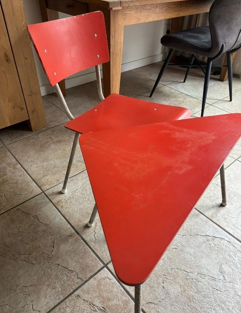 Vintage retro bistro setje, Ophalen of Verzenden, Eén
