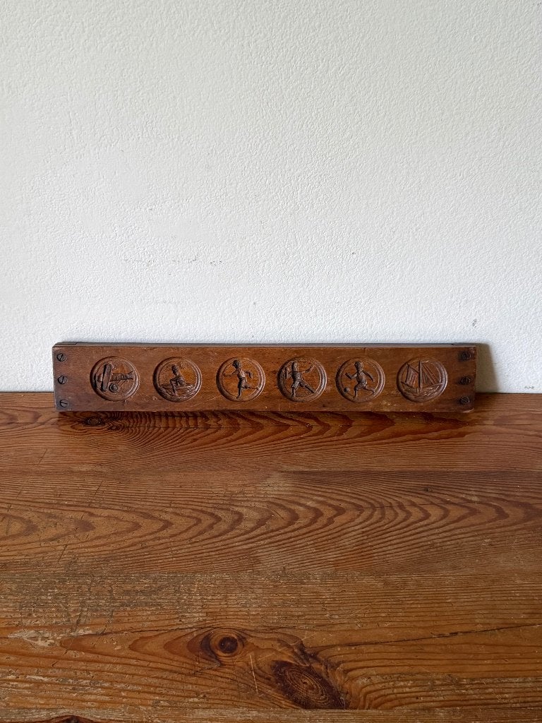 Koek / speculaasplank - met 6 sportvoorstellingen, Ophalen of Verzenden
