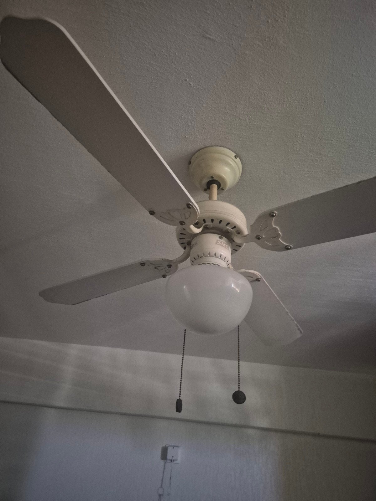 plafond ventilator met lamp, Witgoed en Apparatuur, Ophalen, Gebruikt, Plafondventilator