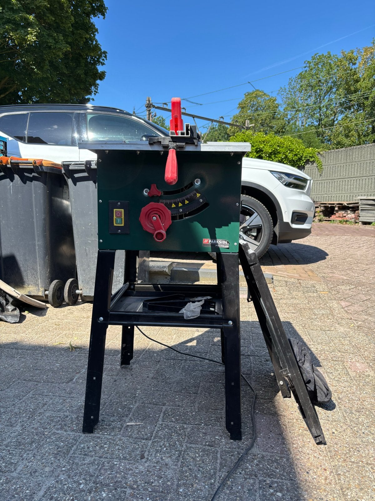 Parkside Zaagtafel - Krachtige Tafelzaag voor Houtbewerking, Doe-het-zelf en Verbouw, Gereedschap | Zaagmachines, Ophalen, Gebruikt