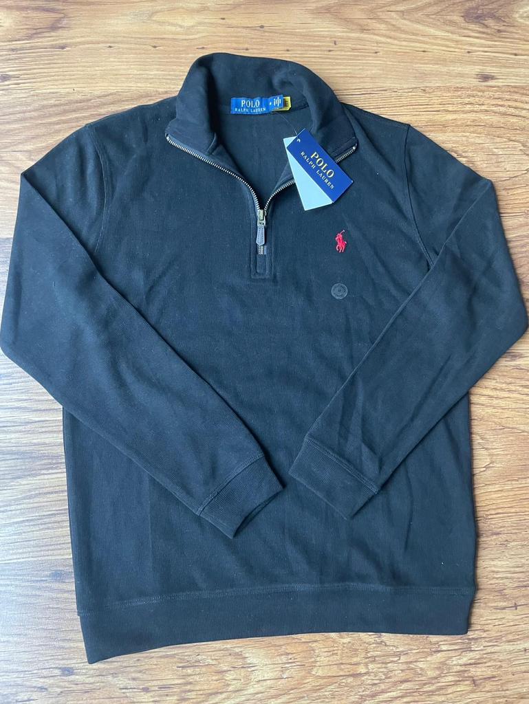 Ralph Lauren Zwarte Quaterzip, Ophalen of Verzenden, Nieuw