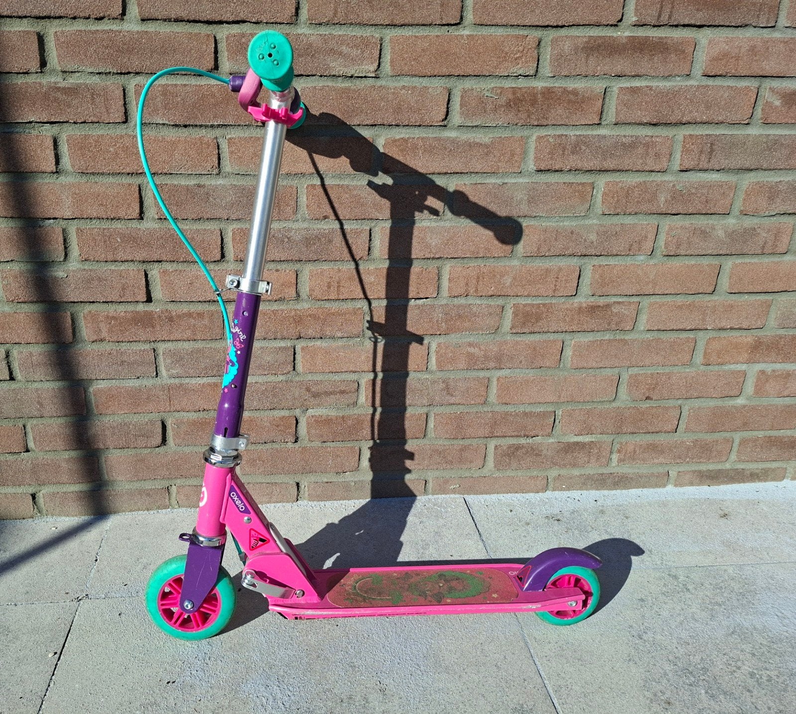 Oxelo kinderstep Decathlon - Handrem & verstelbaar stuur, Fietsen en Brommers, Ophalen, Gebruikt, Gewone step, Oxelo