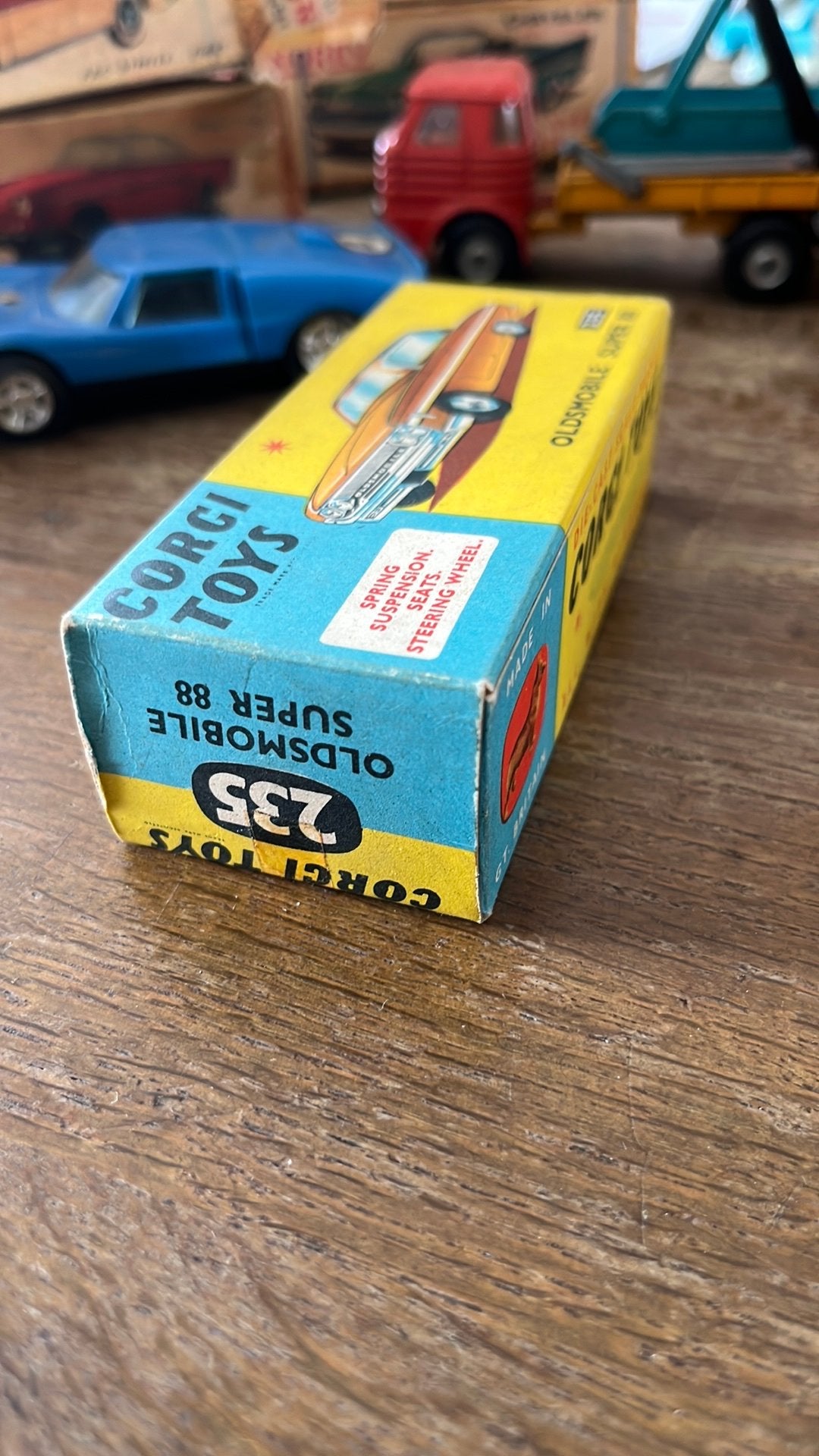 Origineel LEEG Corgi Toys doosje nr.235”Oldsmobile super 8”, Ophalen of Verzenden, Zo goed als nieuw, Auto, Corgi