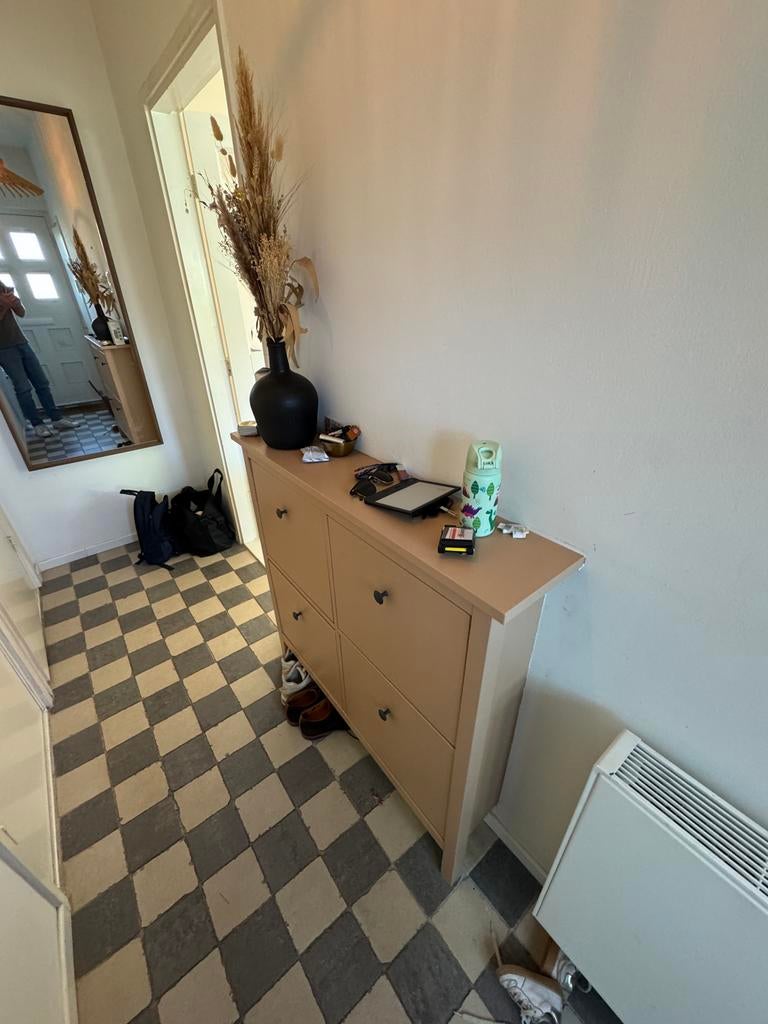 IKEA Hemnes schoenenkast - Beige/Roze, Ophalen of Verzenden, Gebruikt