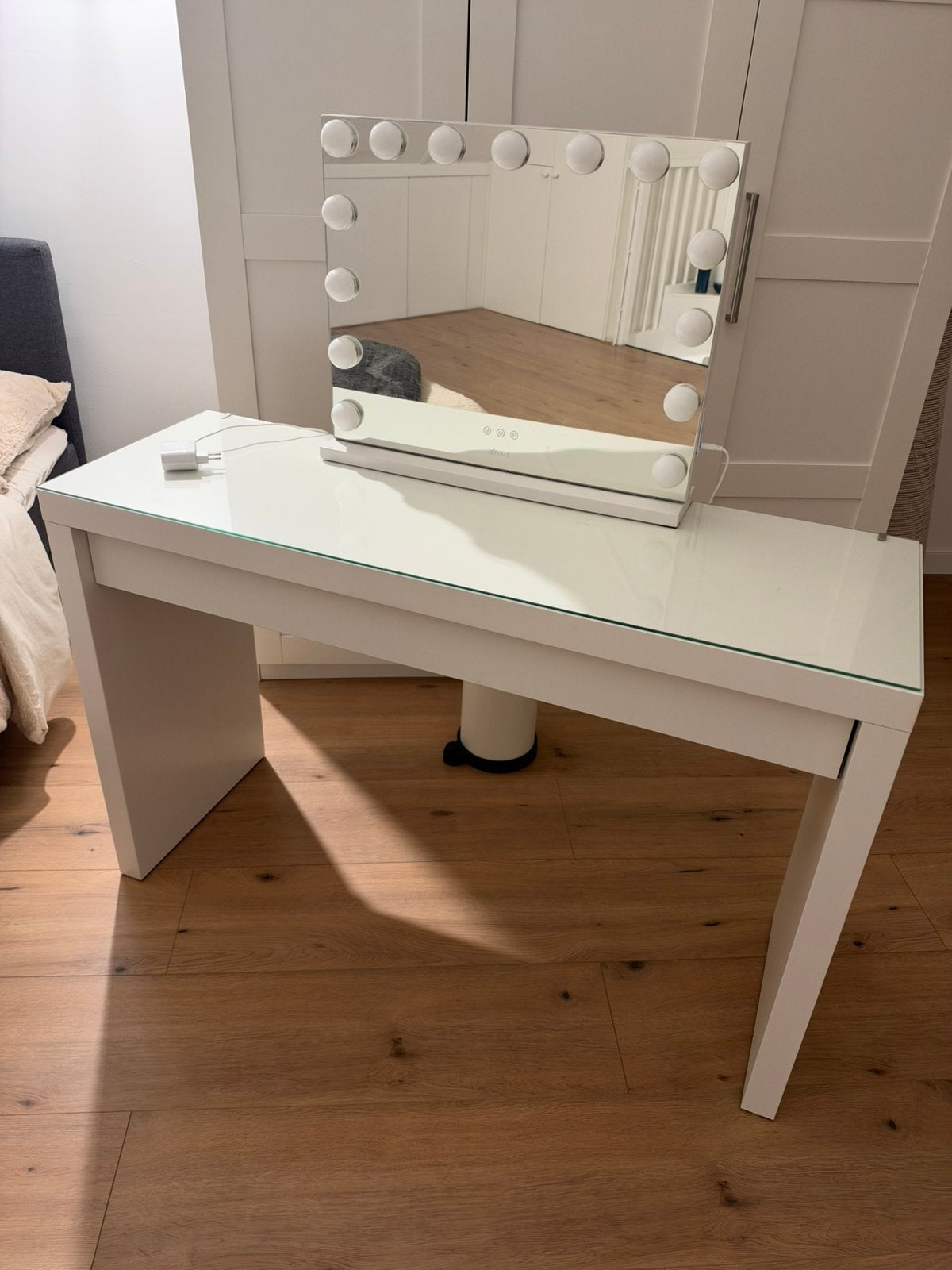 Make up tafel en spiegel, Ophalen, Zo goed als nieuw, 50 tot 100 cm, Minder dan 100 cm