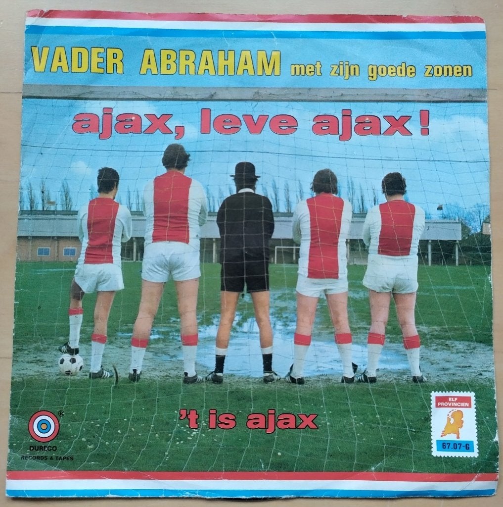 7" Vader Abraham Met Zijn Goede Zonen - Ajax, Leve Ajax !, Gebruikt, Originele persing, 7 inch, Single