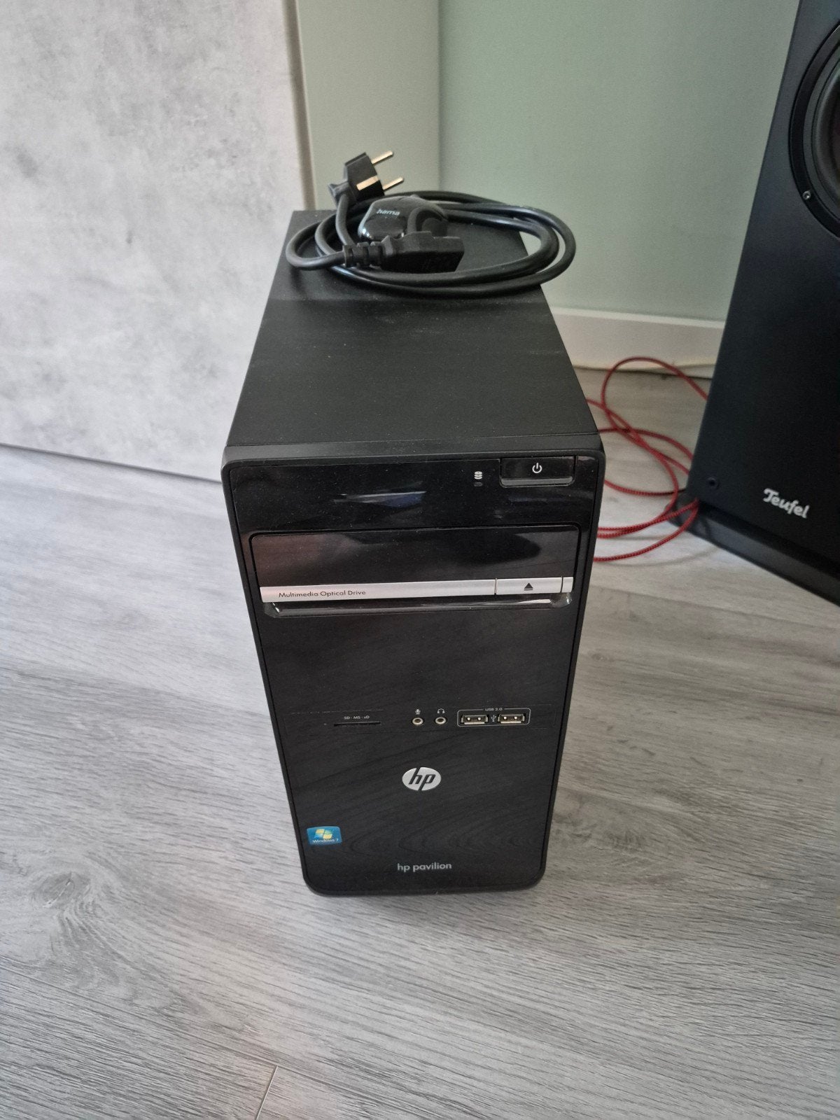 HP Desktop computer, Ophalen, Zo goed als nieuw, HDD