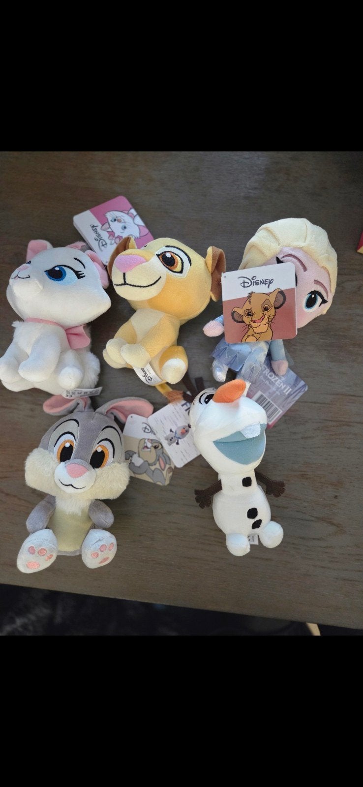 Disney Frozen II set compleet  knuffels, Ophalen of Verzenden, Overige figuren, Zo goed als nieuw, Knuffel