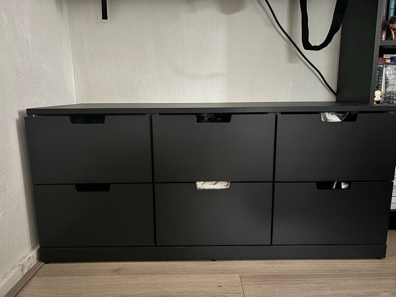 Ikea Nordli Ladekast 6 lades, antraciet, 120x54 cm, Ophalen, Gebruikt, 100 tot 150 cm, 5 laden of meer