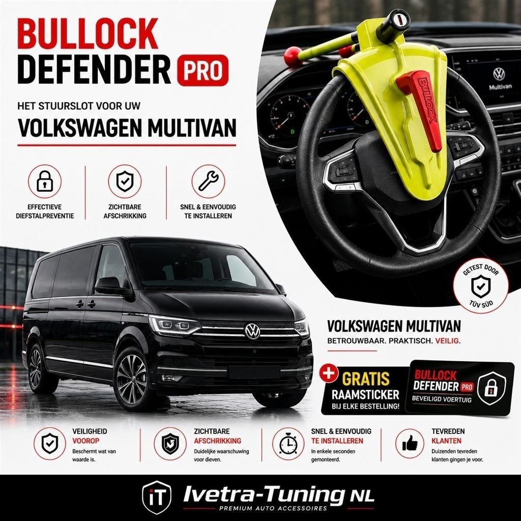 Stuurslot Volkswagen Multivan | Stuurklem VW Multivan, Ophalen of Verzenden, Info@ivetra-tuning.nl | www.ivetra-tuning.nl, Ivetra-Tuning NL